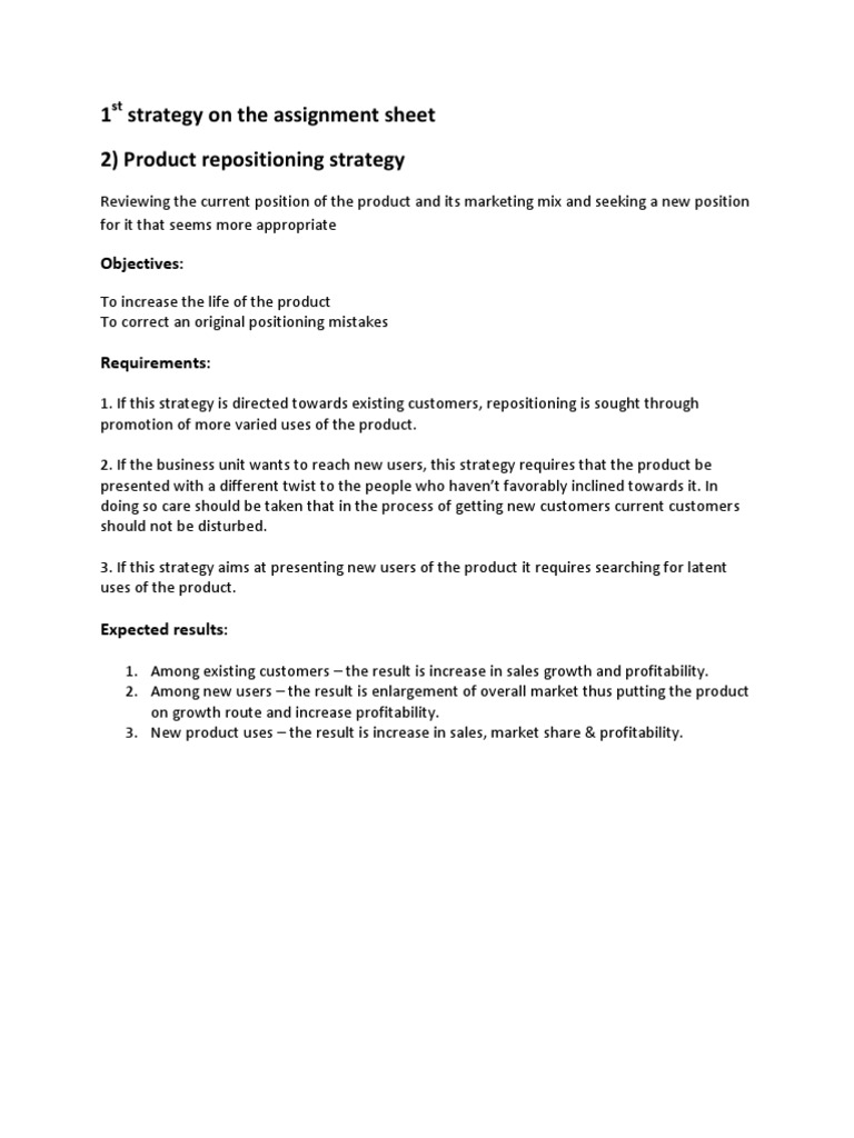 Marketing repositioning essay 06 image