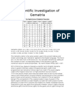 Gematria's Matrix