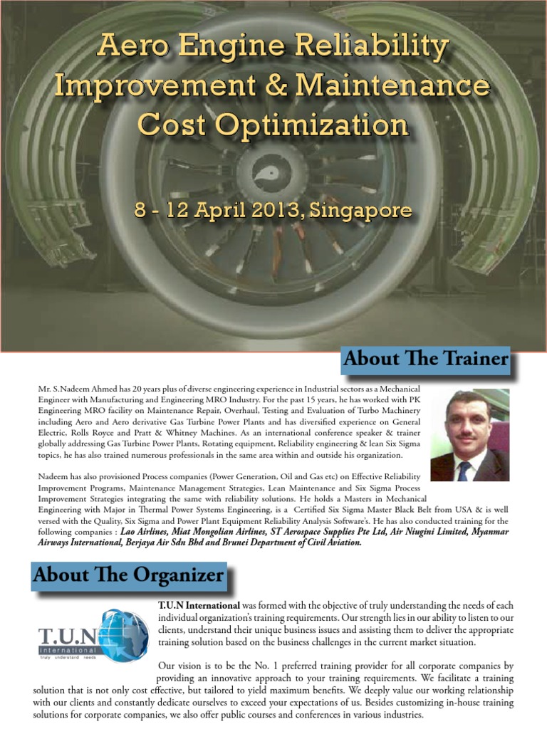 Aero Engine Reliability | PDF | Gas Turbine | Reliability Engineering