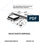 US Army Medical Solid Waste Disposal Ed. 100