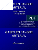 GASES SANGRE ARTERIAL FISIOPATOLOGÍA