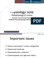 Physiology Note - Cirrhosis PDF