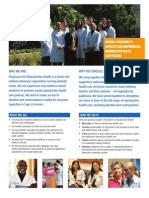 Physicians for Reproductive Health Membership Brochure