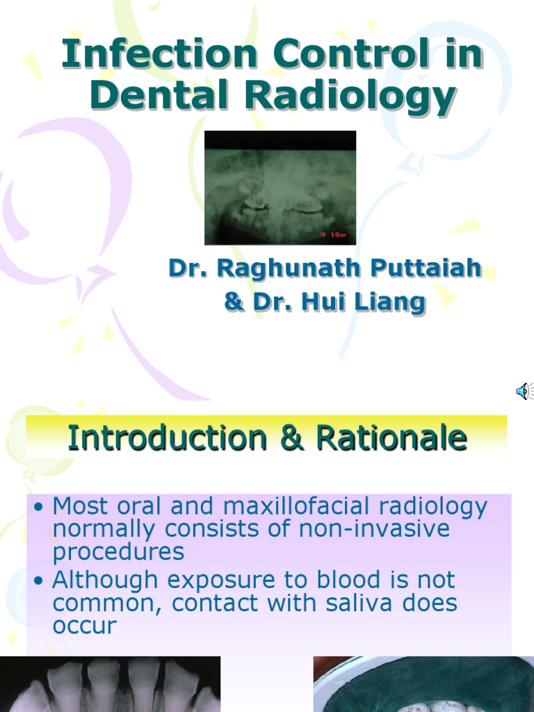 9. Infection Control in Dental Radiology Infection Control Infection