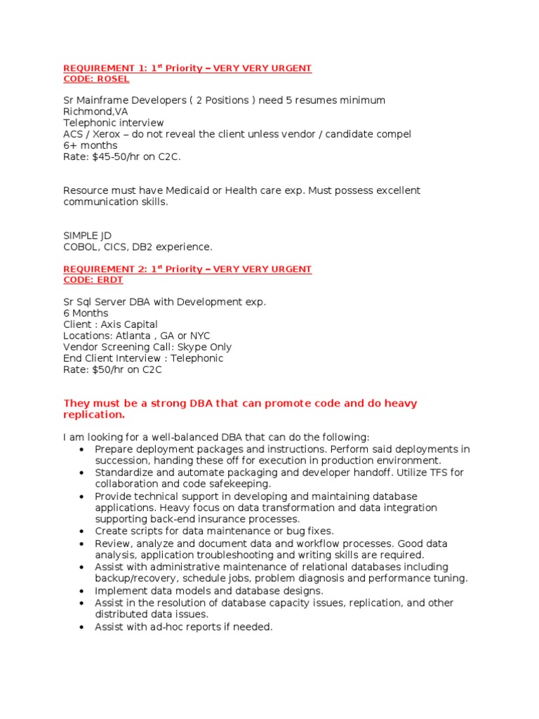 Open Requisitions As On 7th March 2013 | PDF | Databases | Business Process