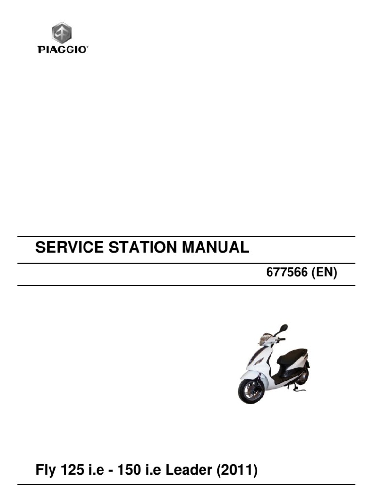 Piaggio Fly 125 i.e - 150 i.e Leader MY 2011 (EN) | Motor Oil |  Transmission (Mechanics)
