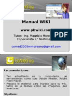 Manual Pbwiki Comed2009