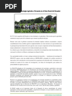 DIFUSIÓN DE TECNOLOGÍA AGRÍCOLA O PECUARIA EN EL ÁREA RURAL DEL ECUADOR