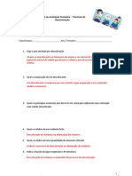 Ficha Avaliação Sumativa sobre tecnicas de coloraão correção