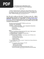 "'To the hungry soul every bitter thing is sweet.'Soldiers' Food and Cooking in the War for Independence"