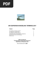 Download Air Pollution Dispersion Modeling Terminology by Milton Beychok SN12937003 doc pdf