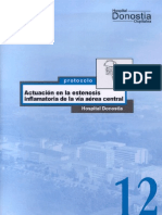 Actuacion en La Estenosis Inflamatoria de La Via Aerea Central PDF