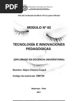 2. TECNOLOGÍA E INNOVACIONES PEDAGÓGICAS