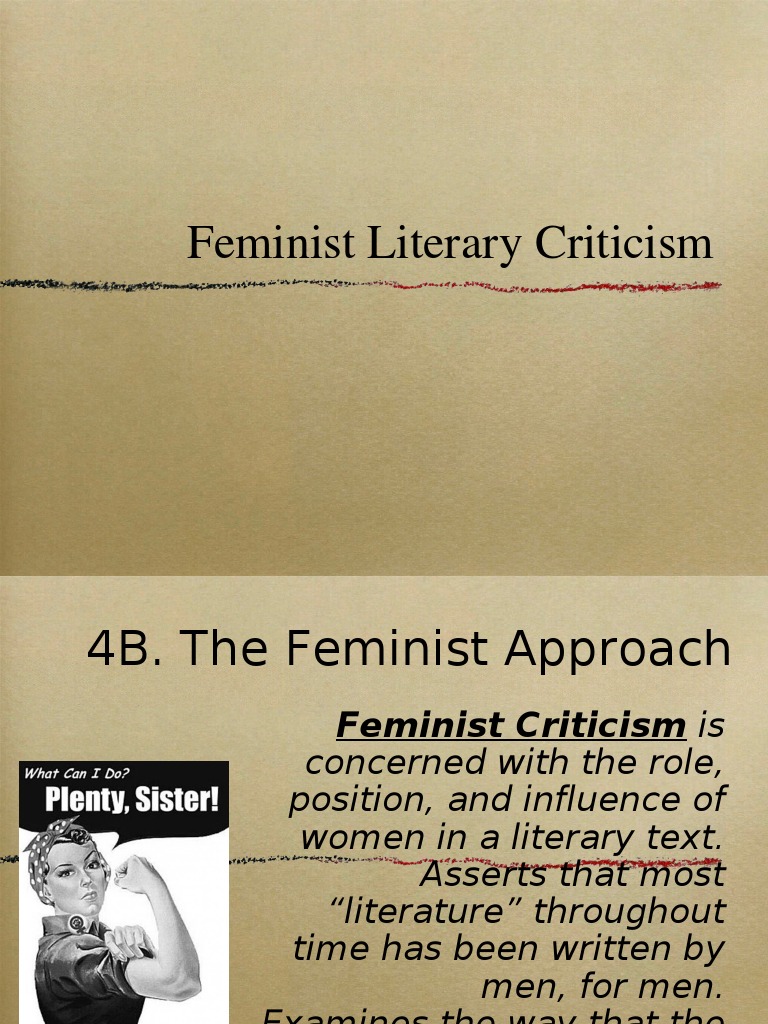 Feminist Criticism Feminism Ethnicity, Race & Gender Prueba