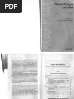 Psicopatologia Del Nino Ajuriaguerra