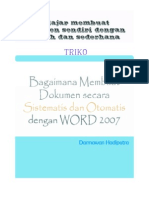 TRIKO - 01-Membuat Dokumen Secara Sistematis Dan Otomatis