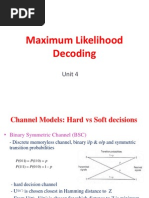 Maximum Likelihood Decoding Techniques Notes