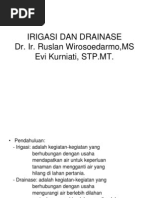 teknik irigasi dan drainase