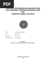 Download Laporan Perkembangan Akademik Dan Non Akademik Penerima Beasiswa Bidik Misi - Copy by Arya Link Windana SN129400626 doc pdf