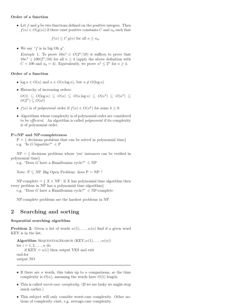 Understanding Big O Notation and P vs NP | PDF | Teaching Methods ...