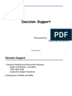 Decision Support: Presented By-Deepak Sharma