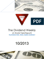 Dividend Weekly 10_2013