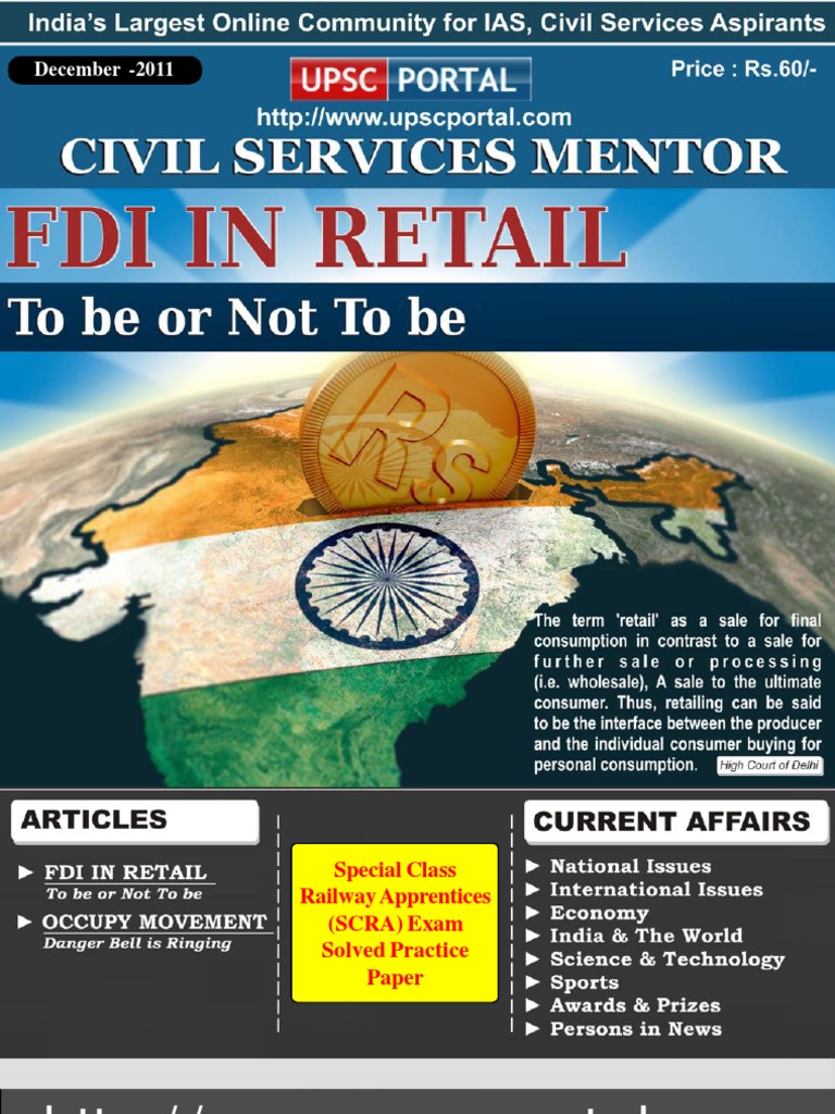 FDI in India | PDF | Foreign Direct Investment | Retail