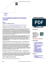 Download Cara Mengatasi Koneksi Wi-Fi Kadang Terputus by Sigit Mardi SN129422854 doc pdf
