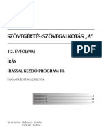 Irastanitassal Kezdo Program 3. Nyomtatott Betuk