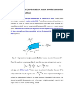 Conservarea Masei (Particularizare Pentru Modelul Curentului Unidimensional de Fluid