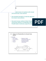 Torsion: 6.1 Torsion of A Prismatic Bar of A Circular Cross Section