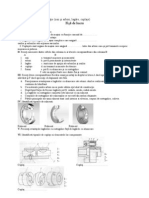 Fisa de Lucru Organe Ale Miscarii de Rotatie