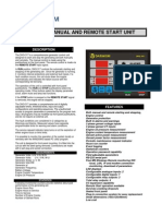 Dkg-317 Manual and Remote Start Unit: Description