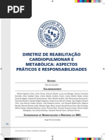 DIRETRIZES SOBRE REABILITAÇÃO CARDIOPULMONAR E METABÓLICA