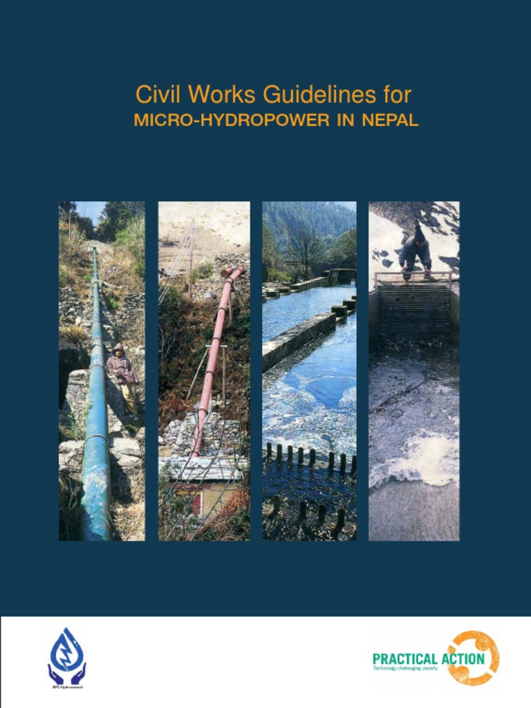 Civil Works Guidelines For Micro Hydropower in Nepal | PDF ...