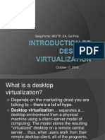 Introduction To Desktop Virtualization