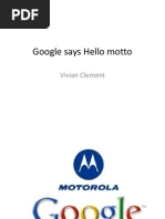 Google Says Hello Motto: Vivian Clement