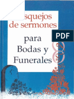 Bosquejo de Sermones Para Bodas y Funerales Jose Luis Martinez