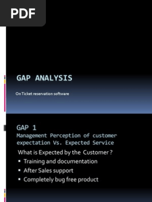 Gap Analysis