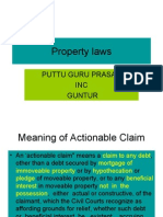 Property Laws: Puttu Guru Prasad INC Guntur