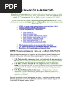 Mi Devoción a Jesucristo
