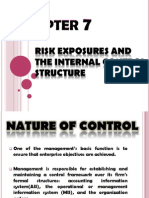 Risk Exposures and The Internal Control Structure