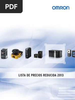 Tarifa Omron 2013 | PDF | Scada | Telecomunicaciones