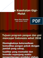 Gizi Dan Kesehatan Gigi-Mulut Depkes 2009