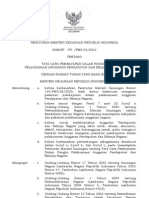 PMK No 05 Thn 2012 Tentang Tata Cara Pembayaran Dalam Rangka APBN
