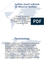 Endapan Sulfida Masif Volkanik (Volcanic Massive Sulphide (VMS)