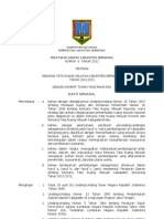 RTRW 2011 2013 Peraturan Daerah Kabupaten Semarang PDF