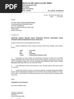 Surat Jemputan VIP Untuk Perasmian