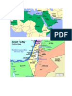 Mapa Israel Atual