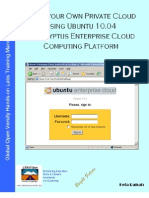 Build Your Own Private Clouds Using Ubuntu 10 04 Eucalyptus Enterprise Cloud Computing Platform v1 2